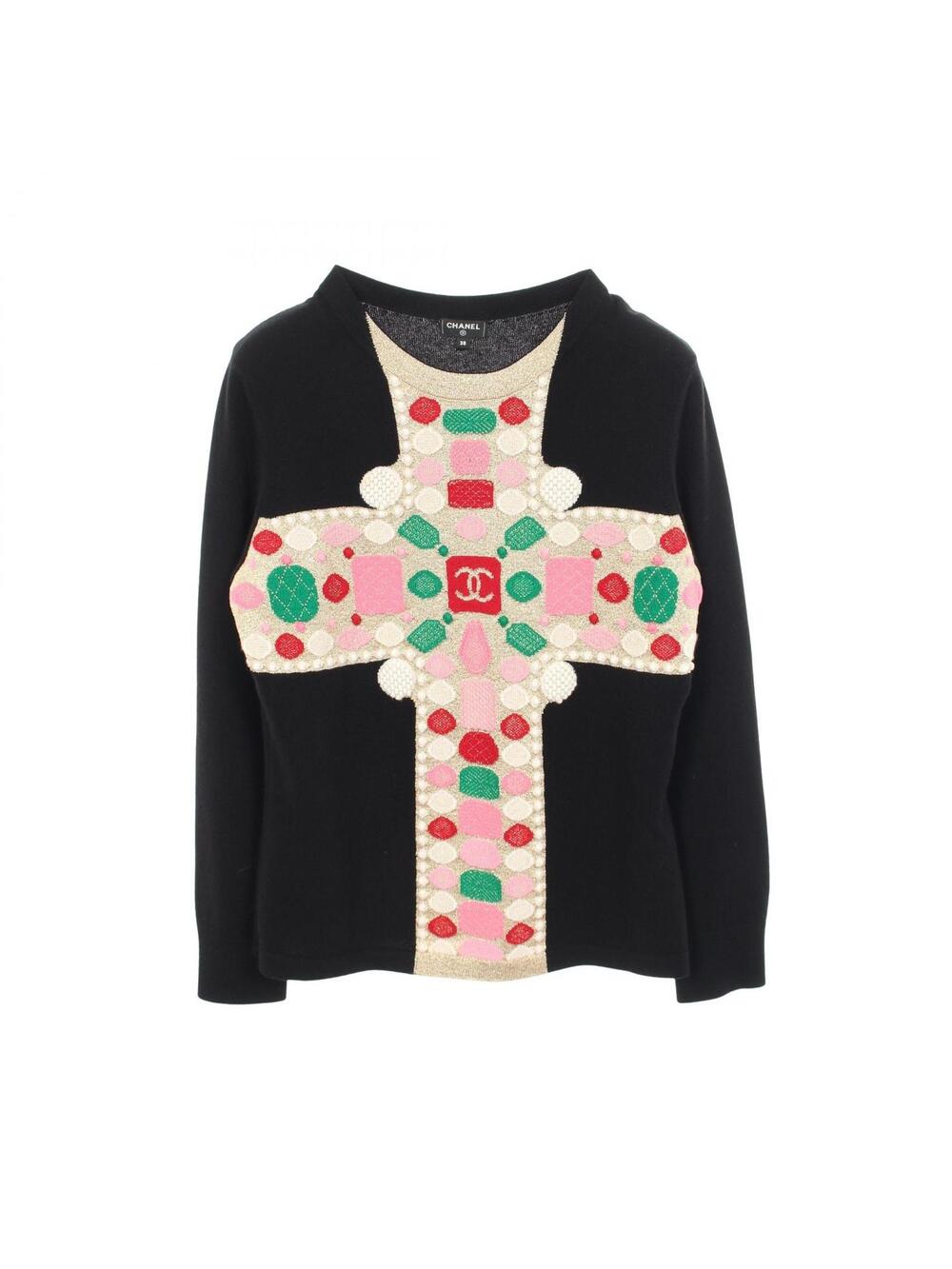 Chanel Coco Mark Knitwear Sweater #38 #282274C14B